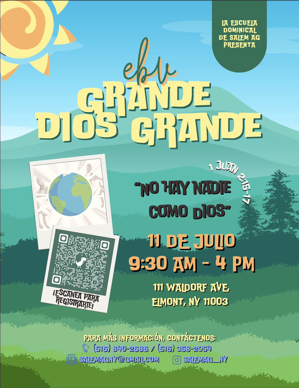 Vacation Bible School 2024 Flyer (Spanish)